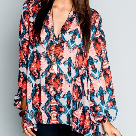 Show Me Your Mumu Kaleidoscope Jamie Tunic DRESS NWT sz S - Picture 4 of 12